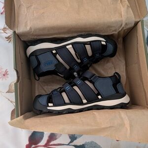 Keen Kids Sandals - Navy and Beige
